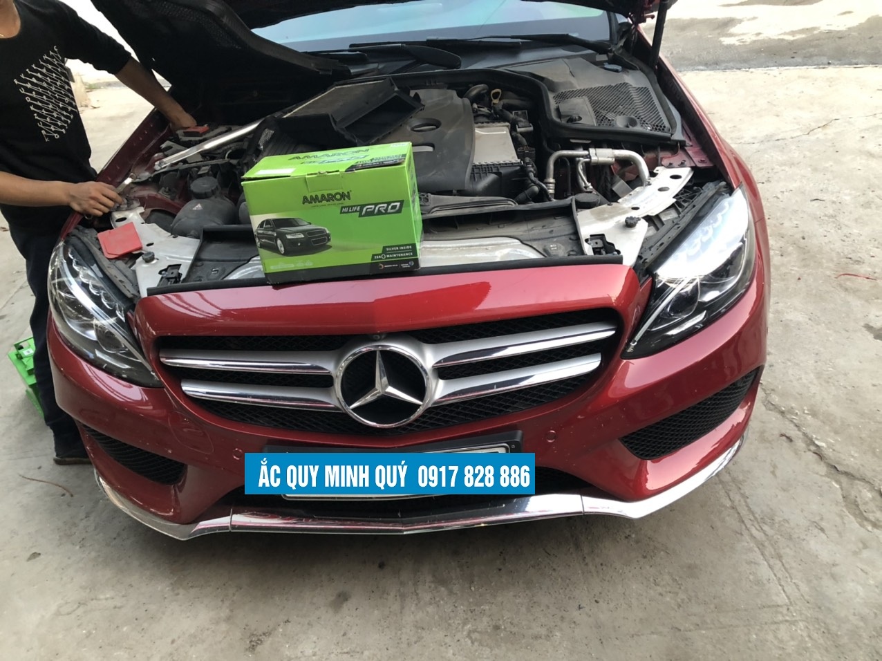 Ắc quy cho xe Mercedes C200-  Những điều cần biết khi thay ắc quy Mersedes