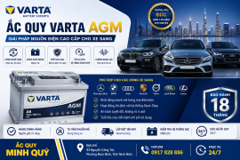 Ắc Quy Varta AGM – Giải Pháp Nguồn Điện Cao Cấp Cho Xe Sang, Xe Trang Bị Start-Stop
