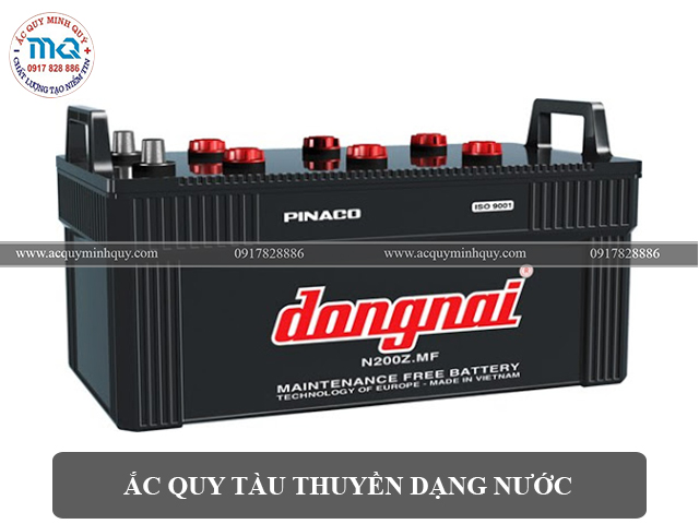 Ắc quy Đồng Nai dạng nước dành cho tàu thuyền