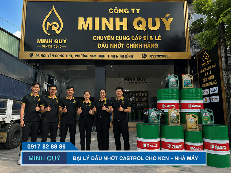 Đại lý dầu nhớt Castrol cho KCN – Nhà máy