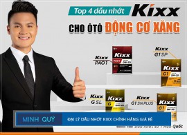 Thay nhớt Kixx chính hãng cho ô tô động cơ xăng tại Nam Định