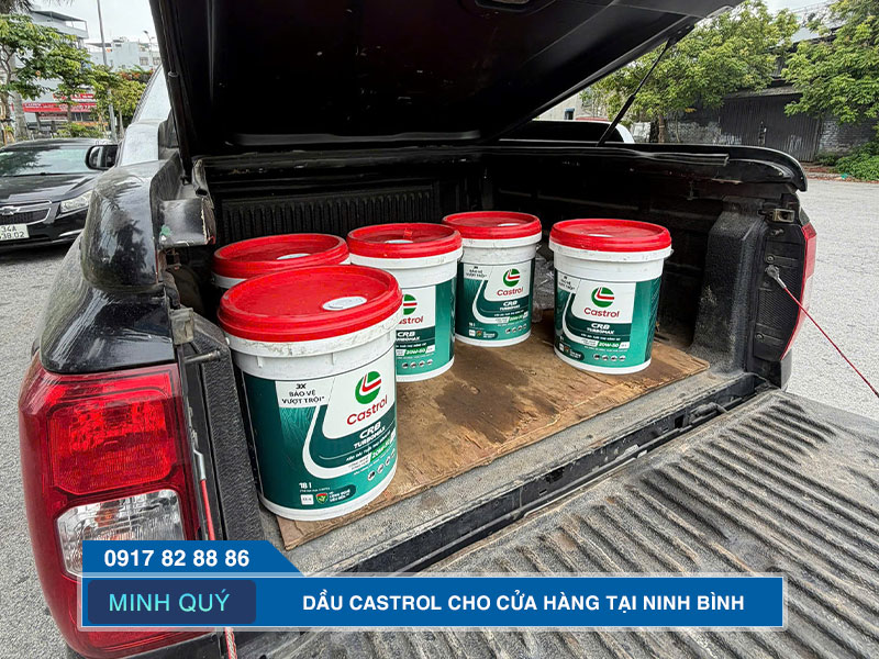 Liên hệ mua dầu Castrol cho gara, cửa hàng tại Ninh Bình