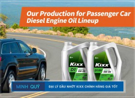 Đại lý dầu Kixx cho động cơ chạy dầu diesel