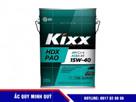 Dầu diesel Kixx HDX PAO 15W-40 API CJ-4/SM