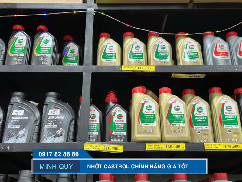 Các dòng nhớt Castrol phổ biến