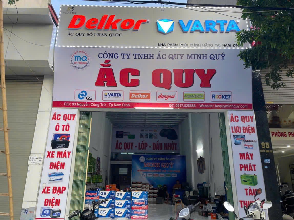 Lắp đặt, thu mua ắc quy chính hãng, uy tín, giá rẻ, bảo hành tại Nam Định